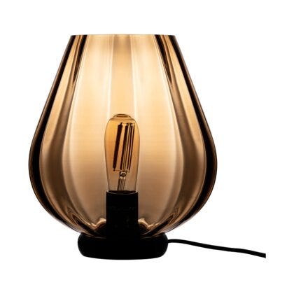 Magnor ROCKS XO Bordlampe H30 cm i Brun designet av Halvor Bakke