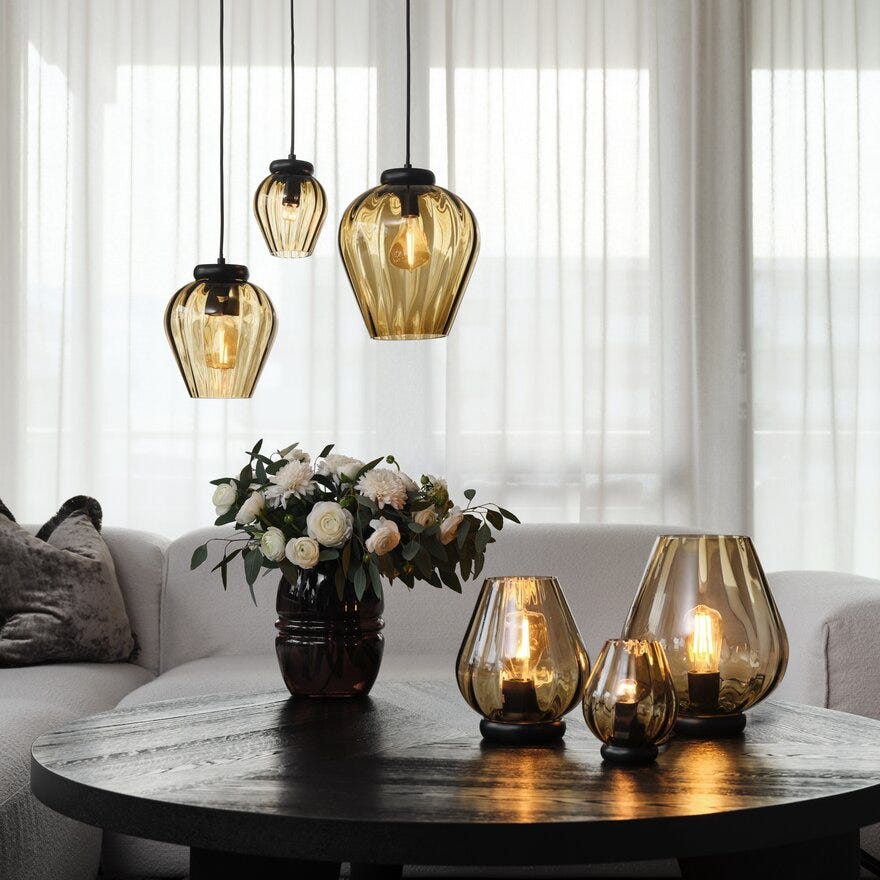 Magnor ROCKS XO Taklampe Ø20.4 cm i Brun designet av Halvor Bakke