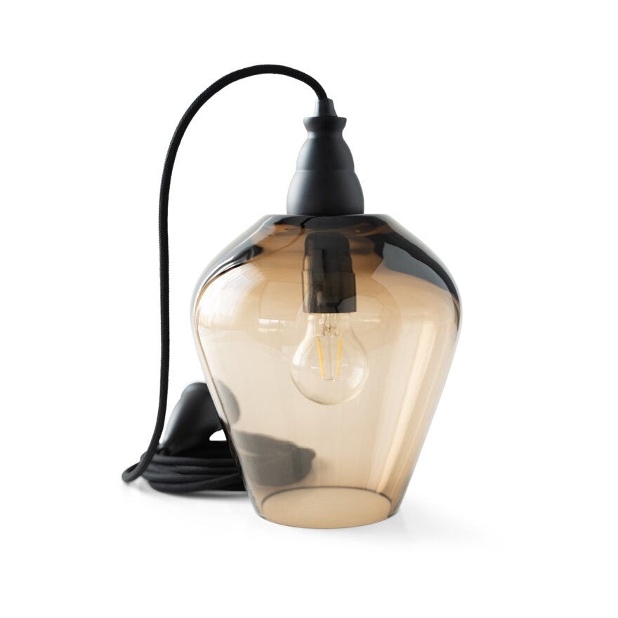 Magnor ROCKS Taklampe Ø19 cm i Brun designet av Halvor Bakke