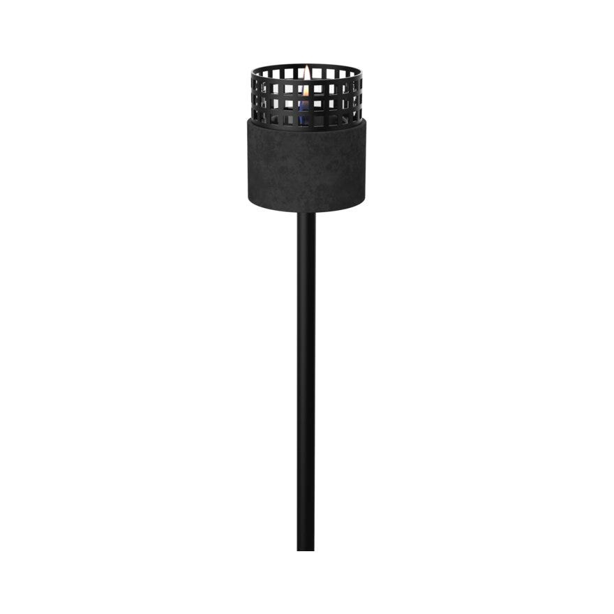 TenderFlame SIGNAL HILL Fakkel Ø12 cm i Svart designet av Halvor Bakke
