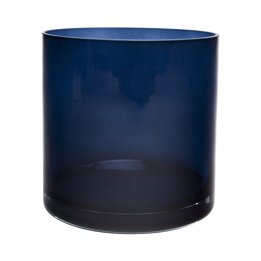 Magnor SKYLINE Stormlykt H20 cm i Blå designet av Halvor Bakke