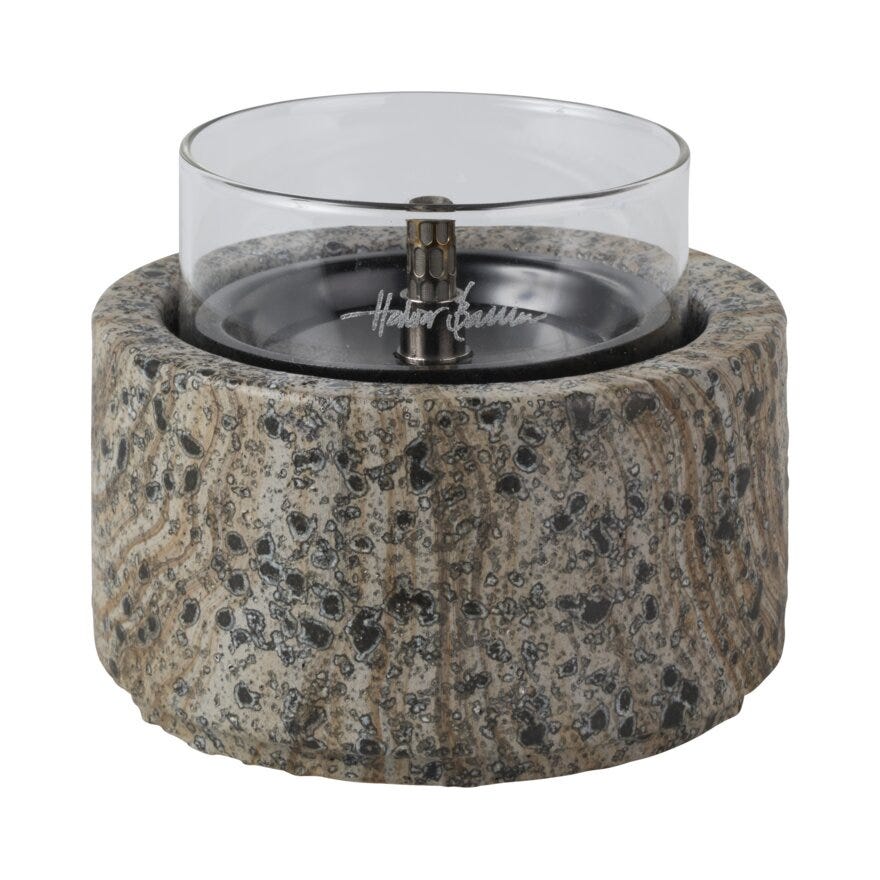 TenderFlame SLATE Bordlykt Ø12.8 cm i Grå designet av Halvor Bakke