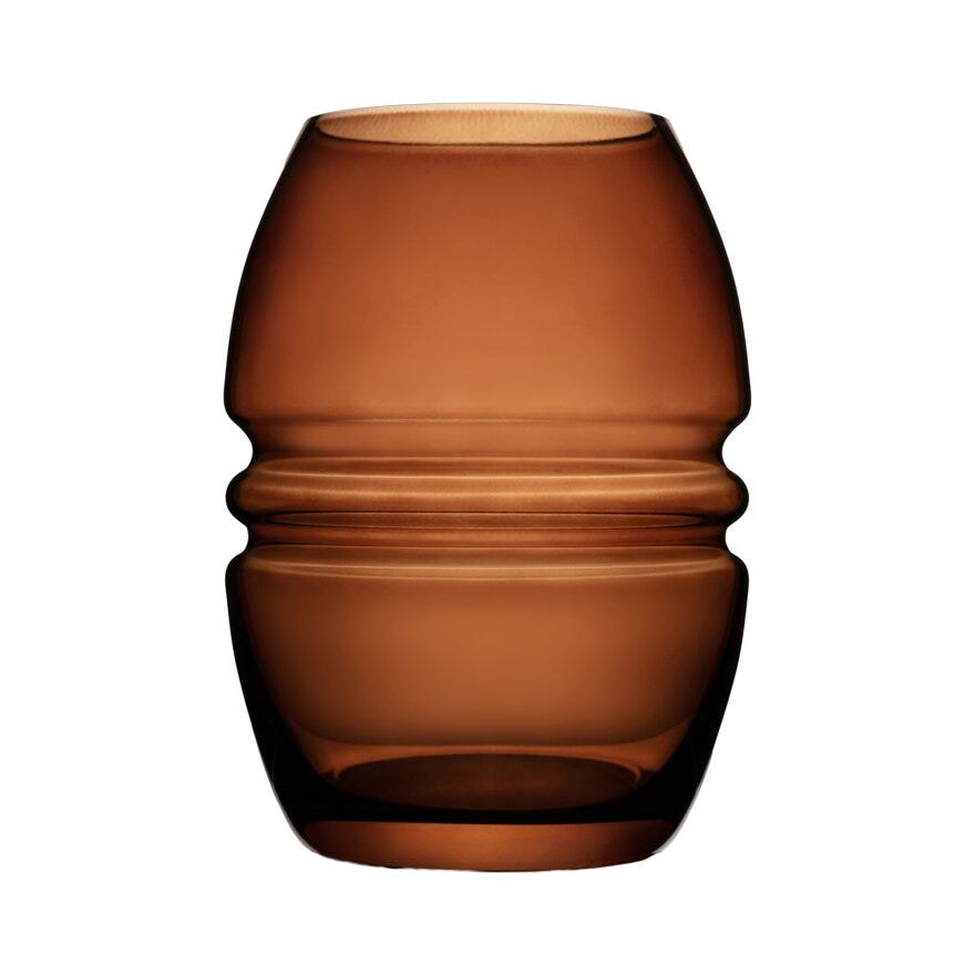 Magnor THE BARREL Lykt H20 cm i Brun designet av Halvor Bakke