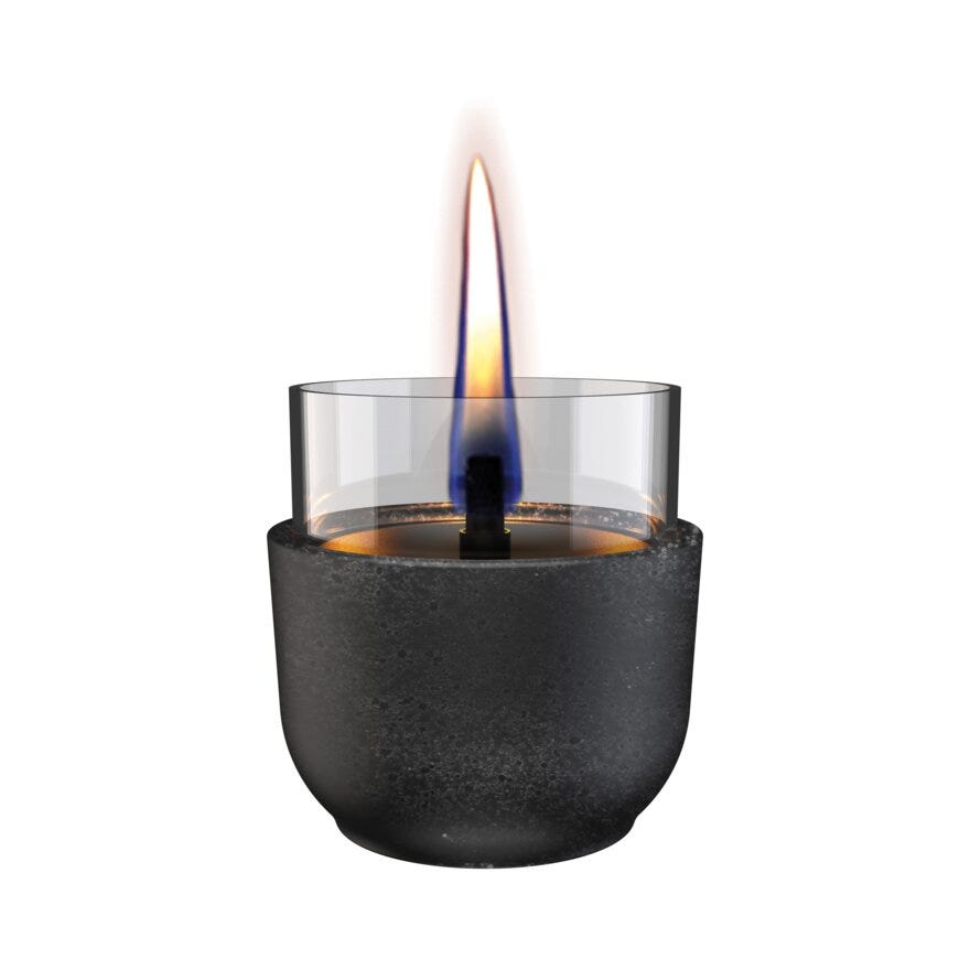 TenderFlame VIOLET Bordlykt Ø10 cm i Svart