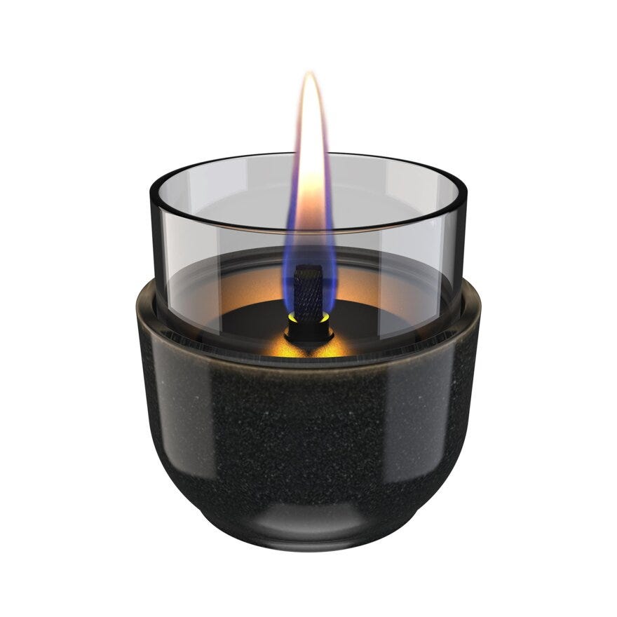 TenderFlame VIOLET Bordlykt i Svart