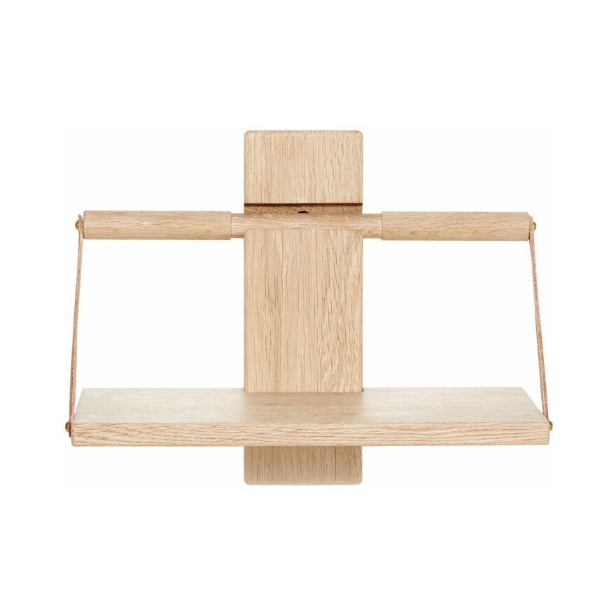 Andersen WOOD-WALL Vegghylle 30X18 cm i Beige/natur