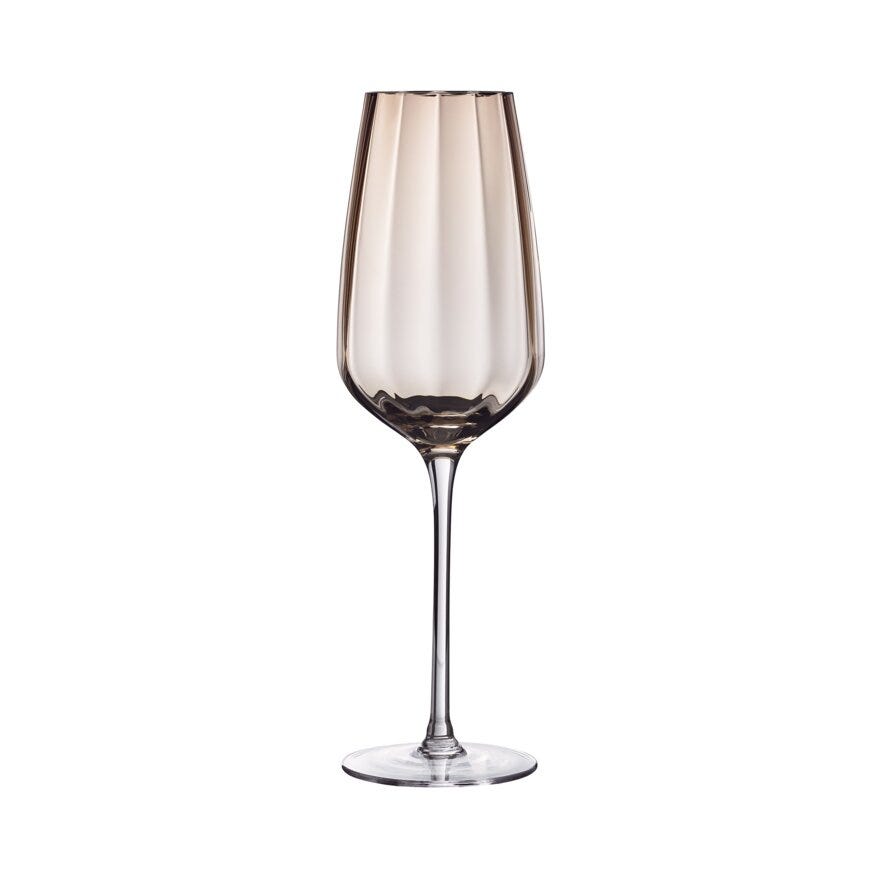 Magnor XO Champagneglass Ø7.5 cm i Brun designet av Halvor Bakke