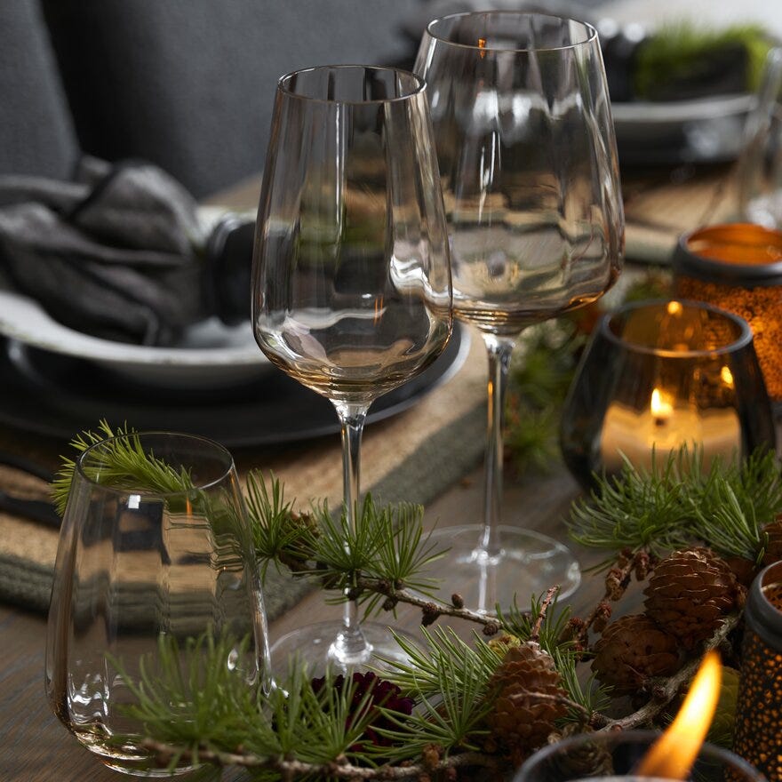 Magnor XO Champagneglass Ø7.5 cm i Brun designet av Halvor Bakke