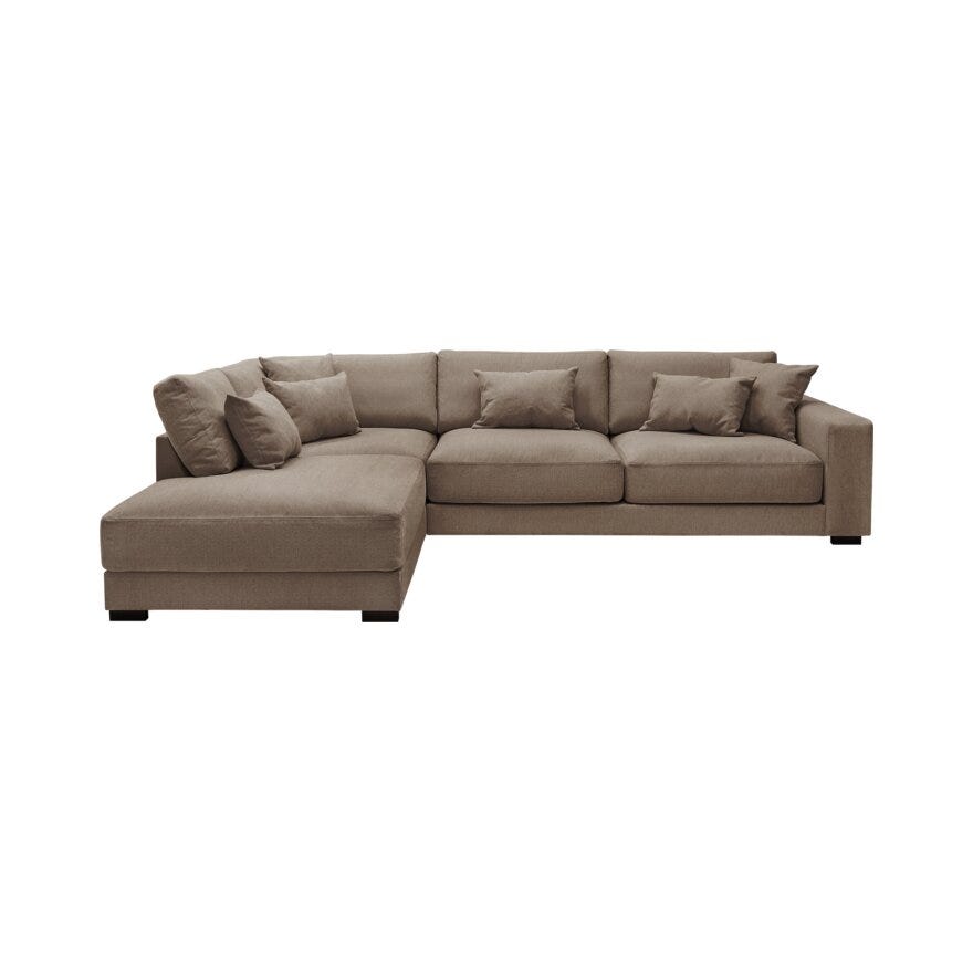 DIEGO Hjørnesofa i Brun