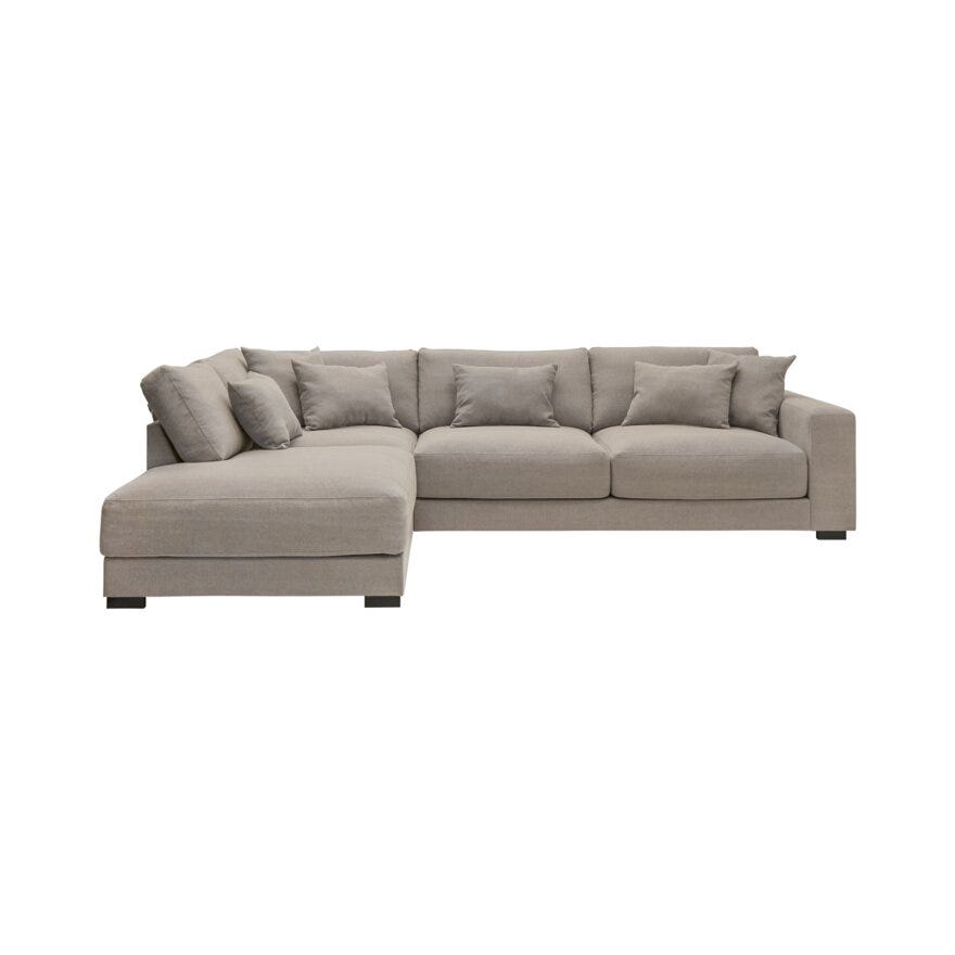 DIEGO Hjørnesofa i Beige/natur