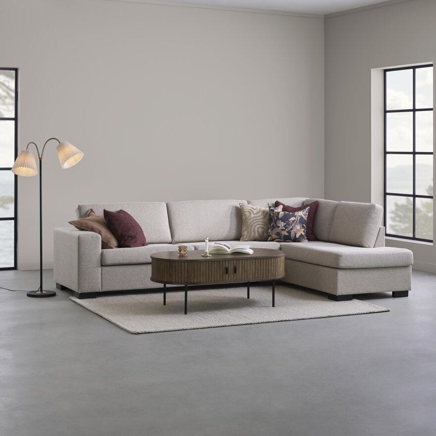 NOLA Sofabord 60x120 cm i Brun