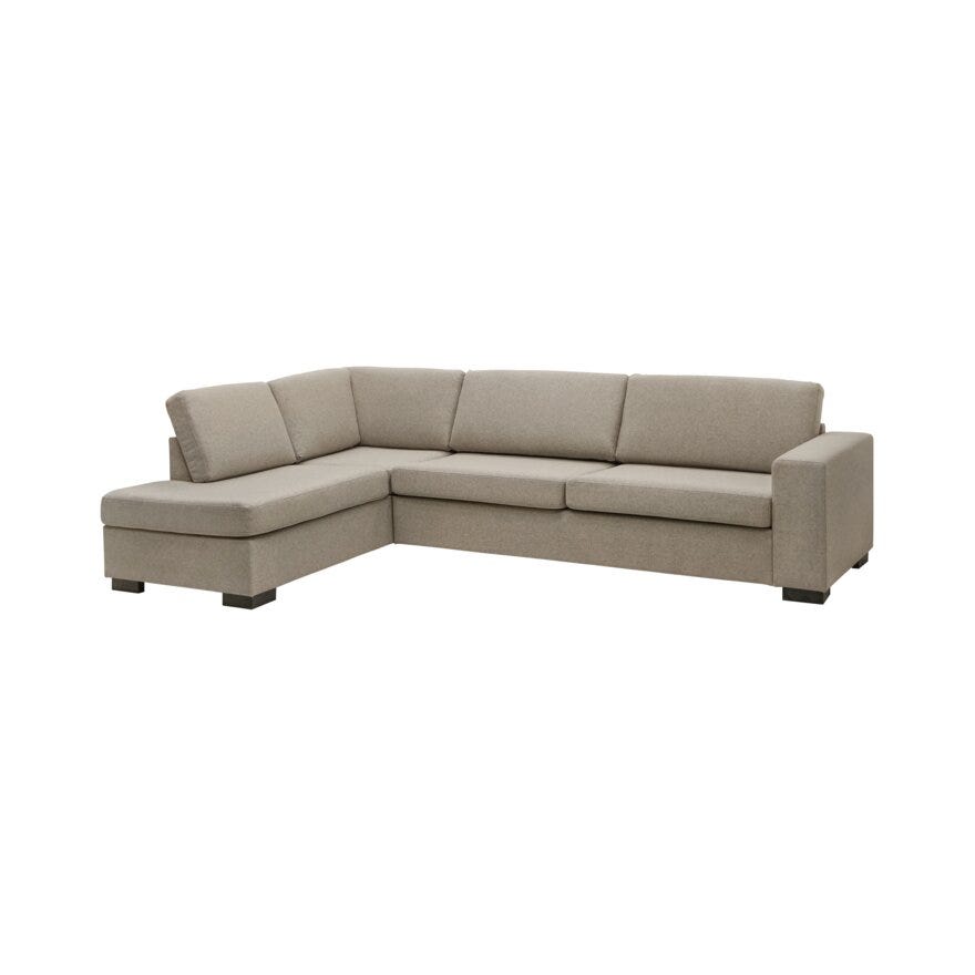 HASLE Hjørnesofa i Beige/natur