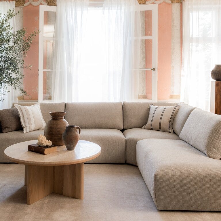 Bohus Exclusive by Storm Storm STUDIO Hjørnesofa i Beige/natur designet av Storm Pedersen