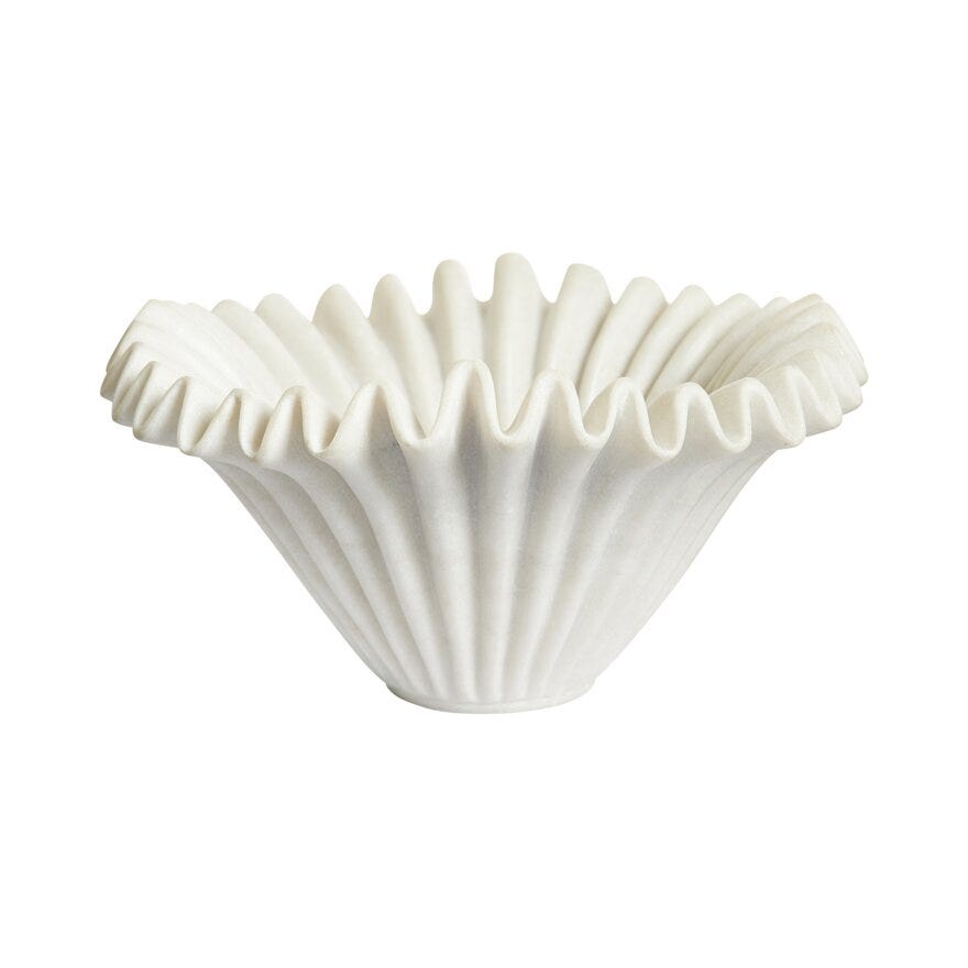 Jakobsdals ANEMONE Skål Ø30 cm i Hvit