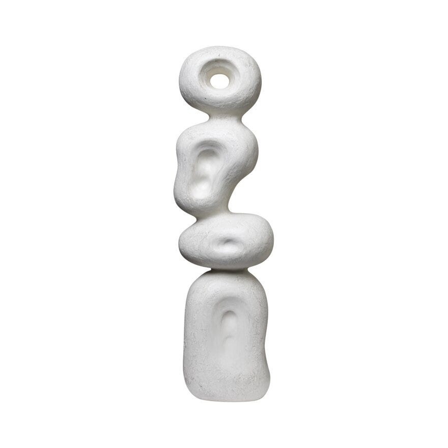 Jakobsdals ANIMA Skulptur 20x13 cm i Hvit