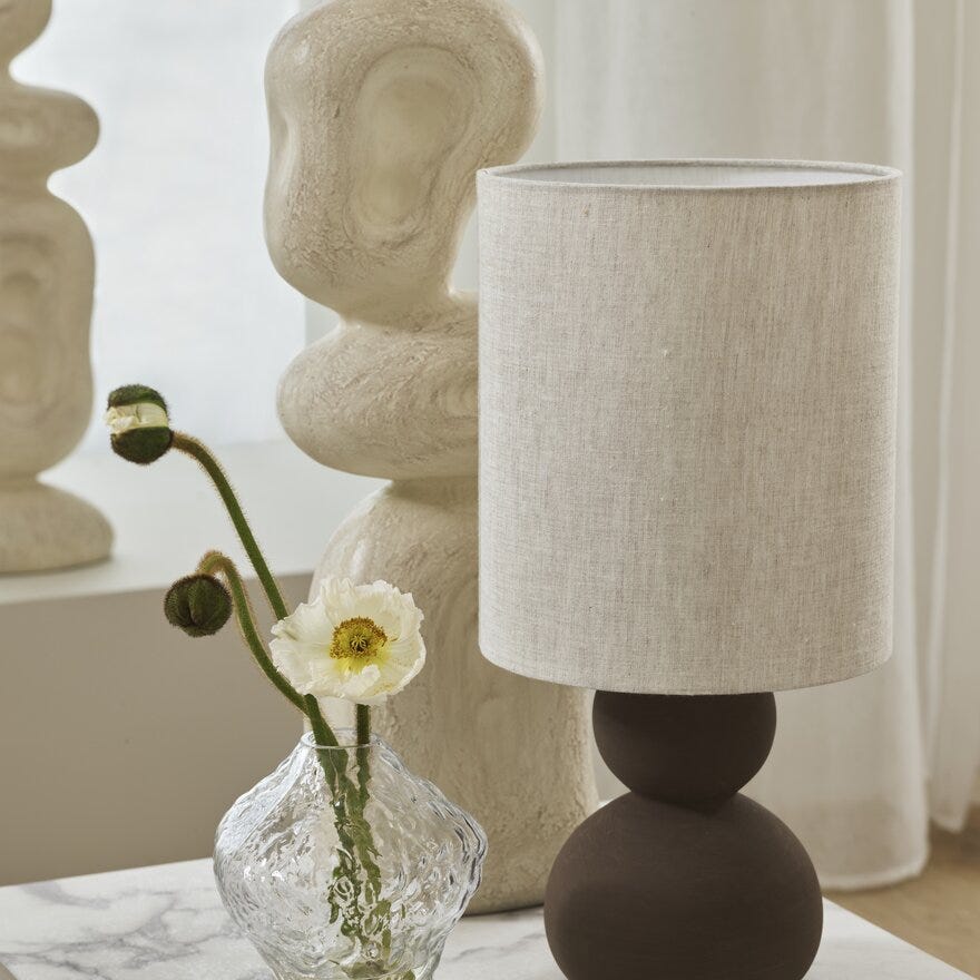 STORM Vase H18 cm i Klar