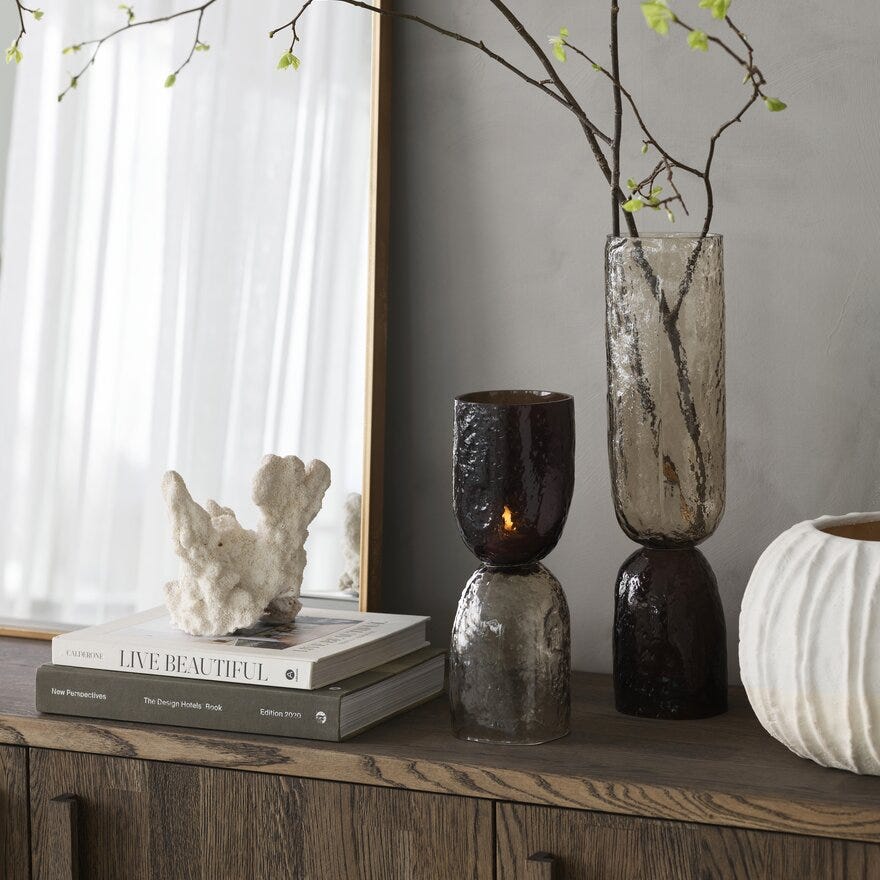 Jakobsdals AZURA Vase H30 cm i Brun designet av Storm Pedersen