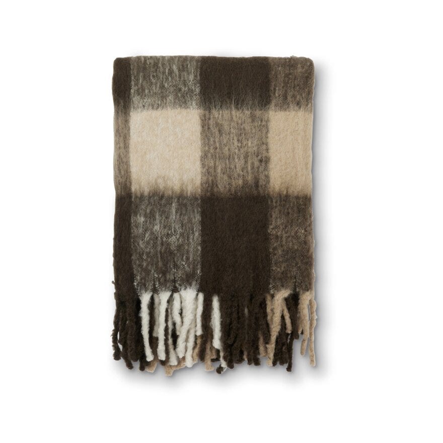 Jakobsdals BELLO GRANDE Pledd 140x280 cm i Brun