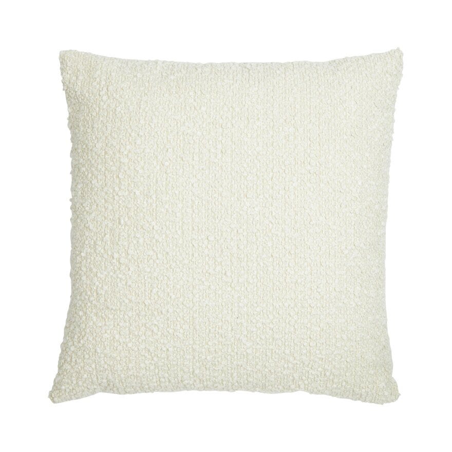 Jakobsdals BOUCLE MOMENT Pynteputetrekk 50x50 cm i Hvit