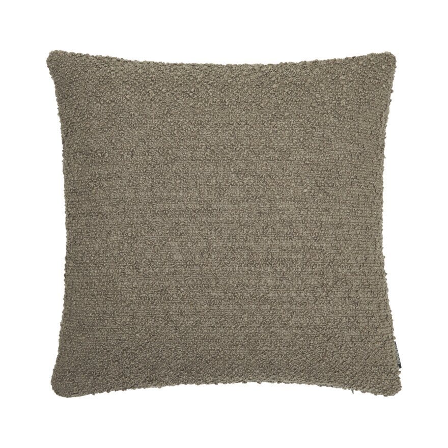 Jakobsdals BOUCLE MOMENT Pynteputetrekk 50x50 cm i Brun