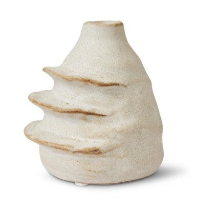 Jakobsdals CALLA Vase H10.5 cm i Beige/natur designet av Storm Pedersen