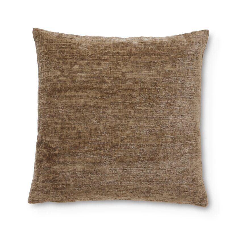 Jakobsdals CHENILLE Pynteputetrekk 50x50 cm i Brun
