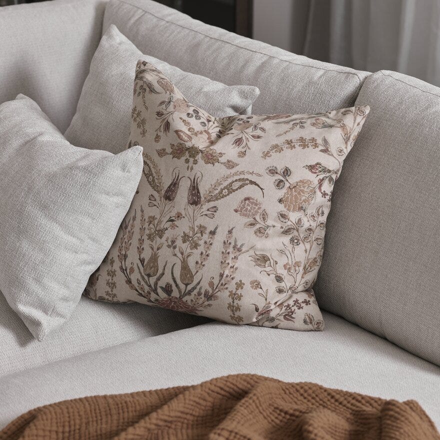 Boel & Jan EVY Pynteputetrekk 50x50 cm i Beige/natur
