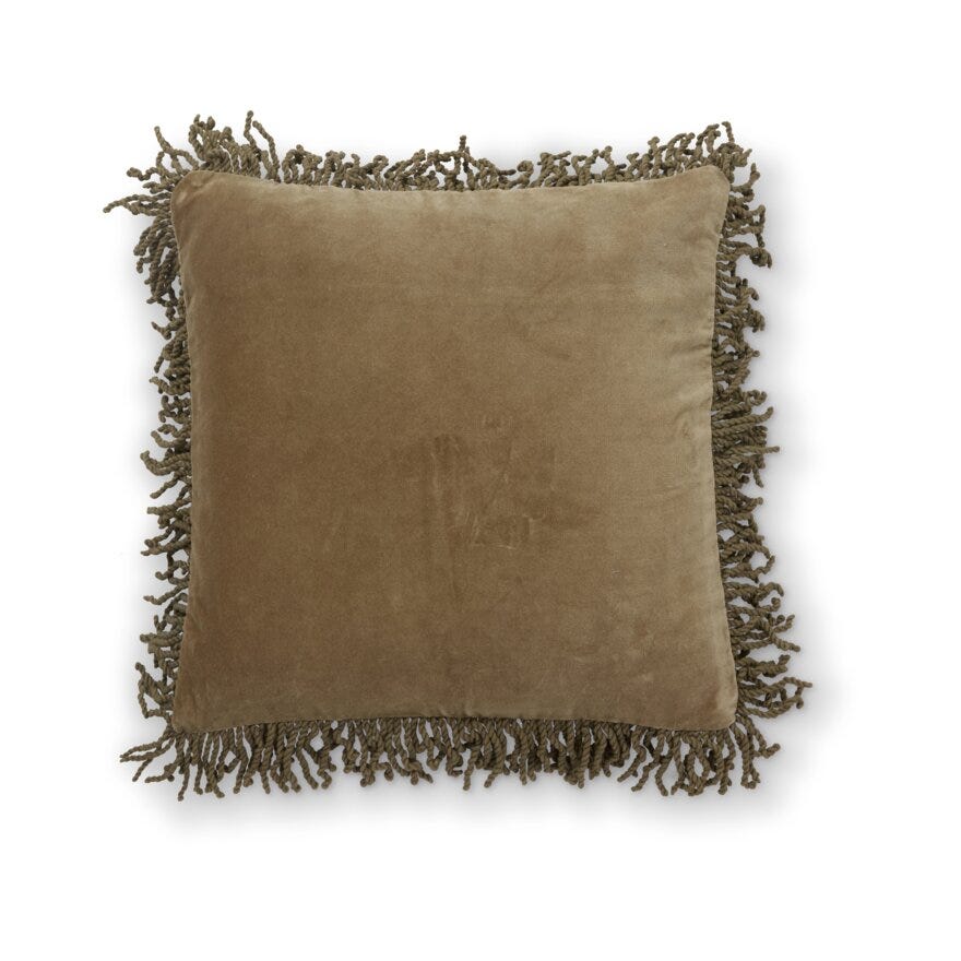 Jakobsdals FRILL Pynteputetrekk 50x50 cm i Brun