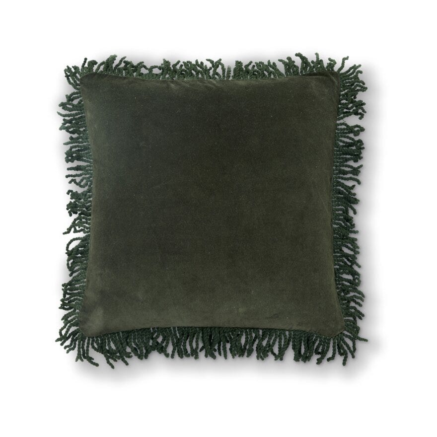 Jakobsdals FRILL Pynteputetrekk 50x50 cm i Grønn