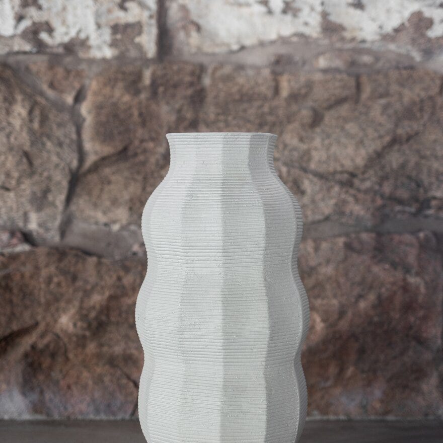Jakobsdals GRAND Vase H59 cm i Hvit