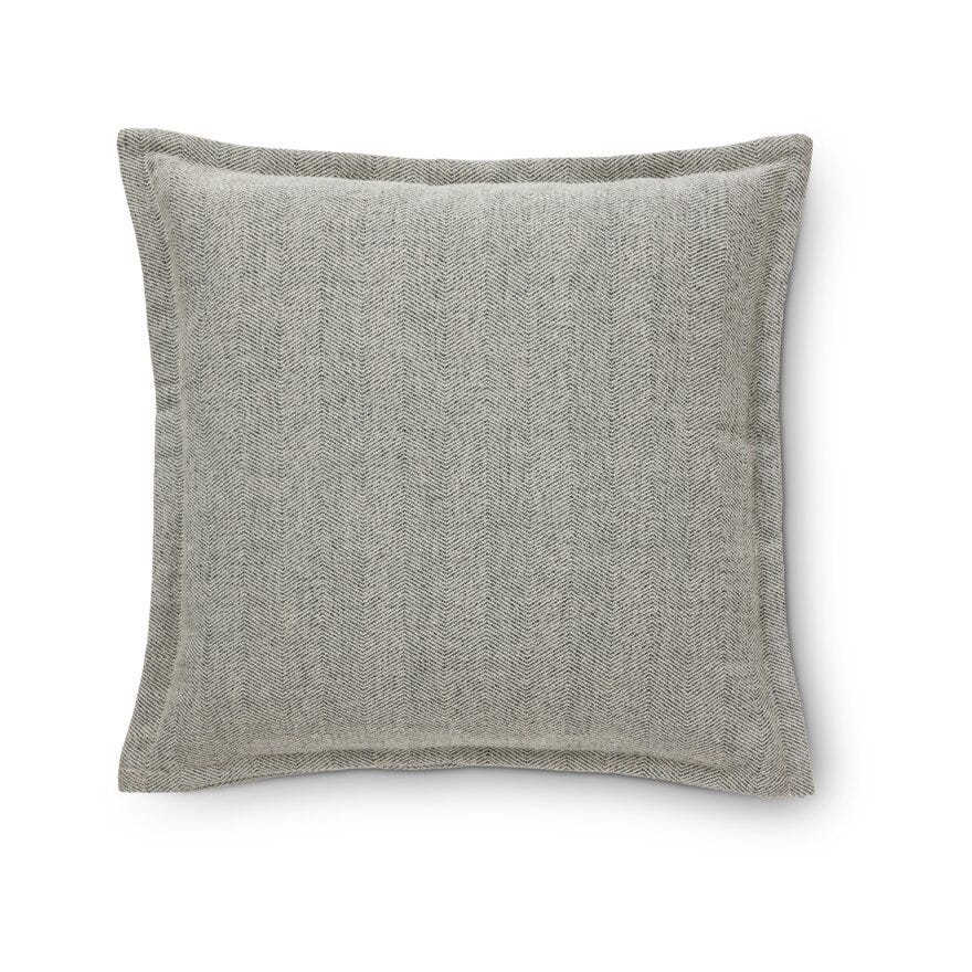 Jakobsdals HERRINGBONE Pynteputetrekk 50x50 cm i Svart