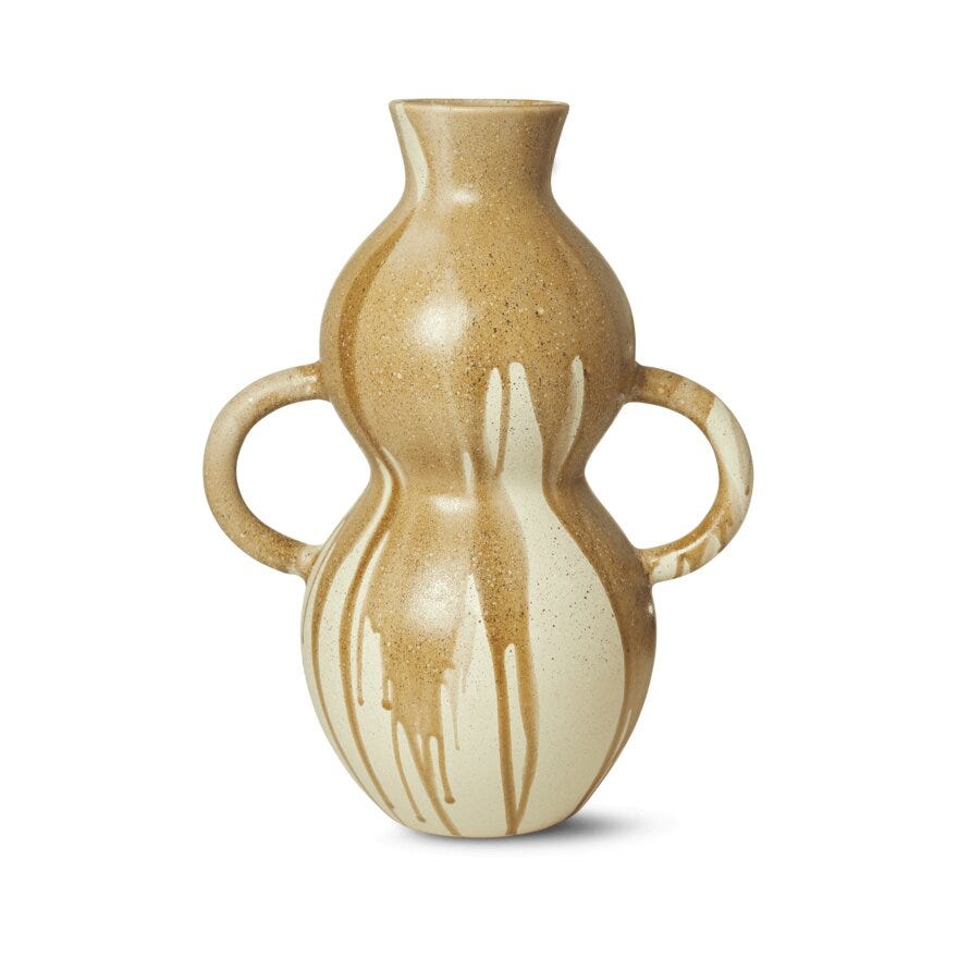 Jakobsdals IMANI Vase H44 cm i Brun designet av Storm Pedersen