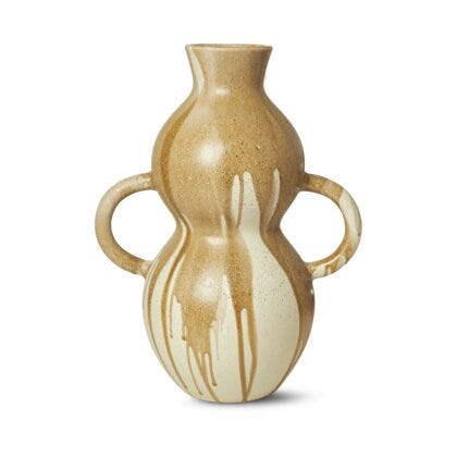 Jakobsdals IMANI Vase H44 cm i Brun designet av Storm Pedersen