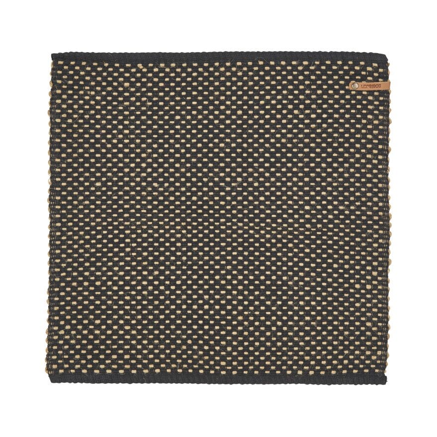 Boel & Jan JUTE CHECK Bordbrikke 40x45 cm i Svart