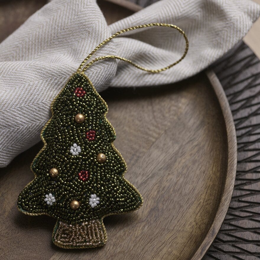 Jakobsdals ORNAMENT Juletrepynt H10 cm i Grønn