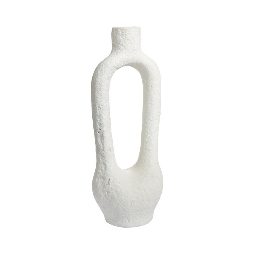 Jakobsdals POISE Skulptur 12x30 cm i Hvit