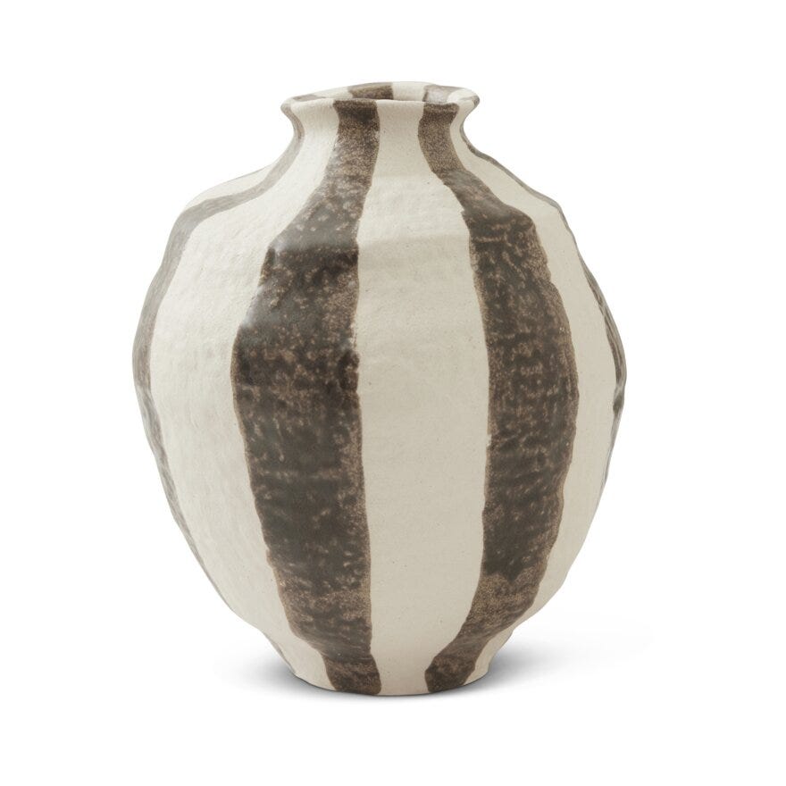 Jakobsdals RAIA Vase H21 cm i Brun