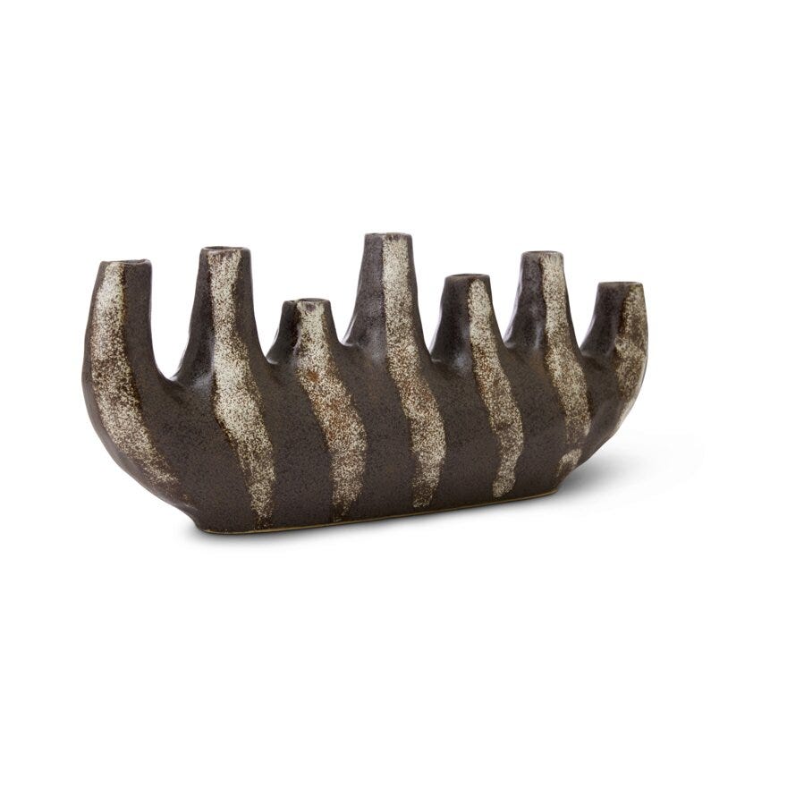 Jakobsdals REMI Dekorvase H15.5 cm i Brun