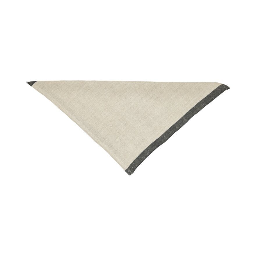 Boel & Jan ROUGH LINEN Serviett 40x40 cm i Svart