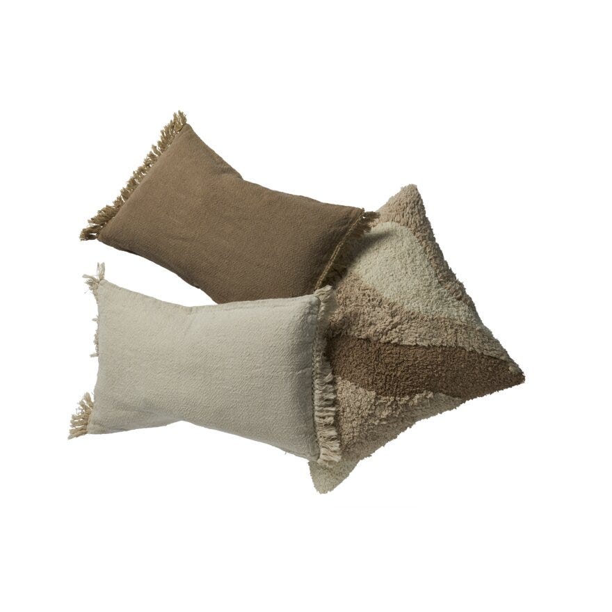 Boel & Jan IDUN Pyntepute 45x45 cm i Beige/natur