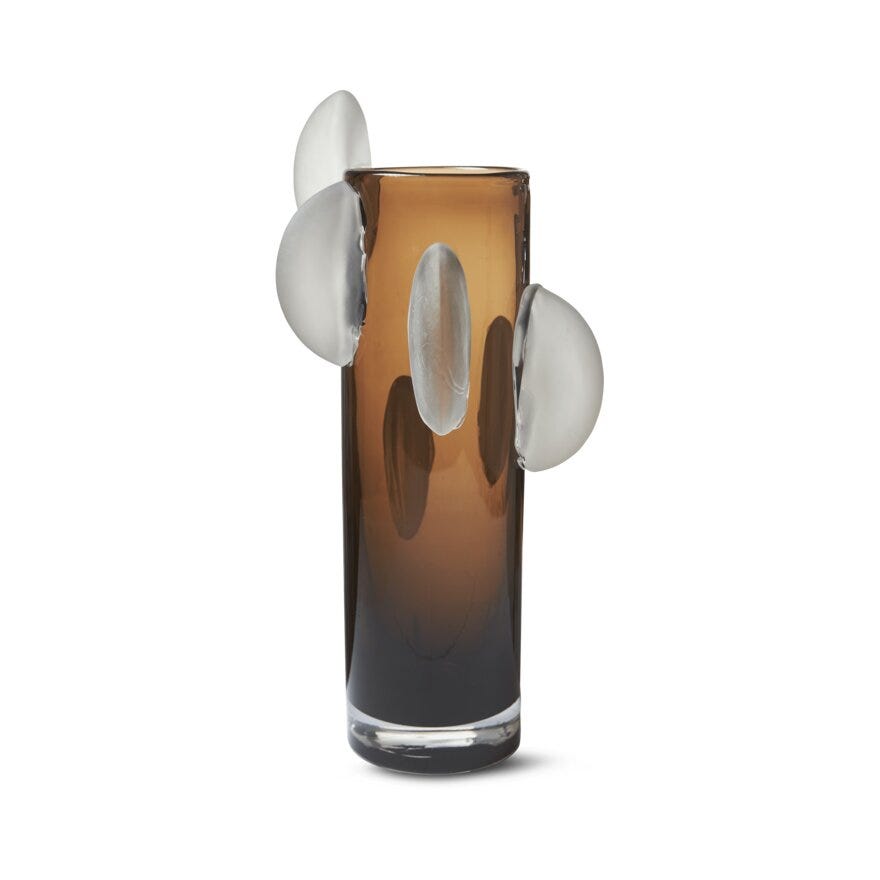 Jakobsdals STELLAR Vase H37 cm i Brun designet av Storm Pedersen
