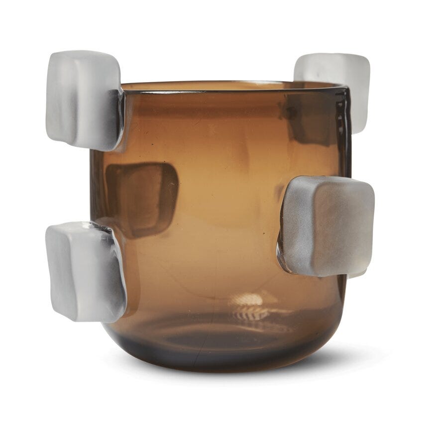 Jakobsdals STELLAR Vase H18 cm i Brun designet av Storm Pedersen