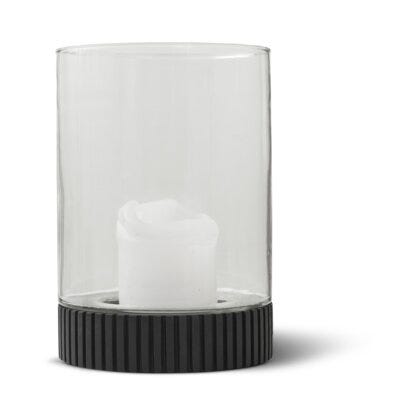 Jakobsdals STRATA Lykt H21 cm i Svart designet av Storm Pedersen