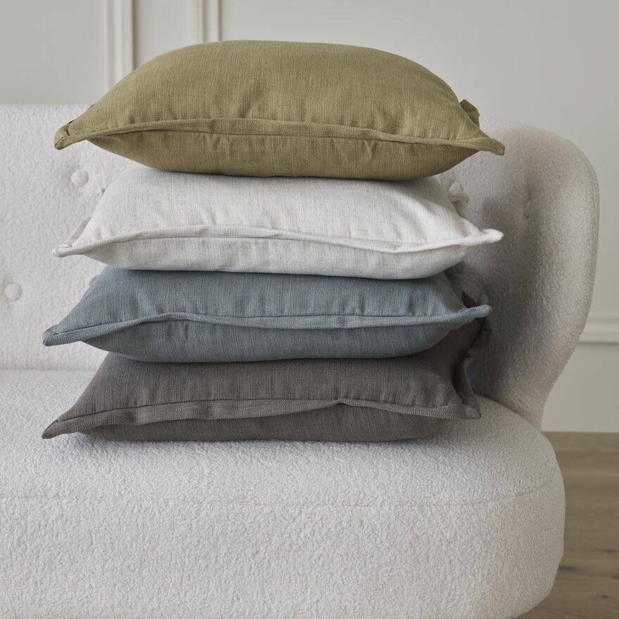 Jakobsdals TIMELESS PLAIN Pynteputetrekk 50x50 cm i Grønn