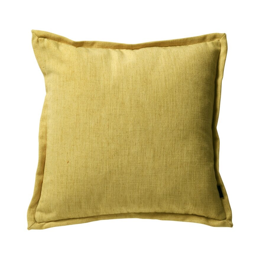 Jakobsdals TIMELESS PLAIN Pynteputetrekk 50x50 cm i Gul