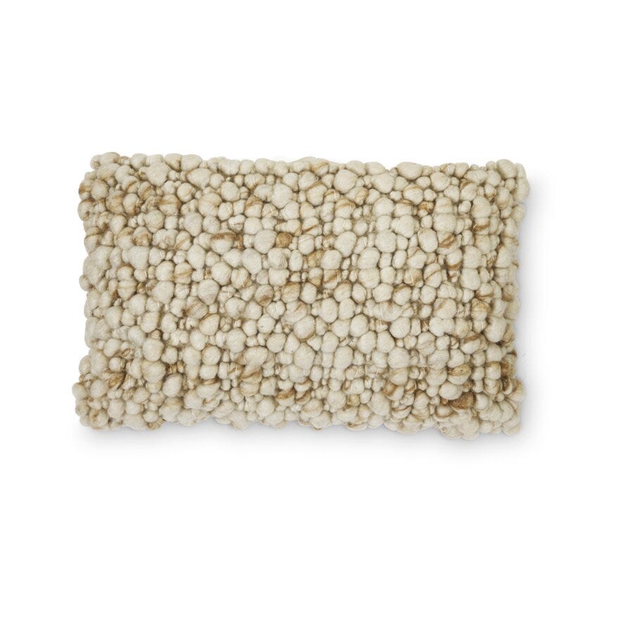Boel & Jan TOVE Pynteputetrekk 30x50 cm i Beige/natur