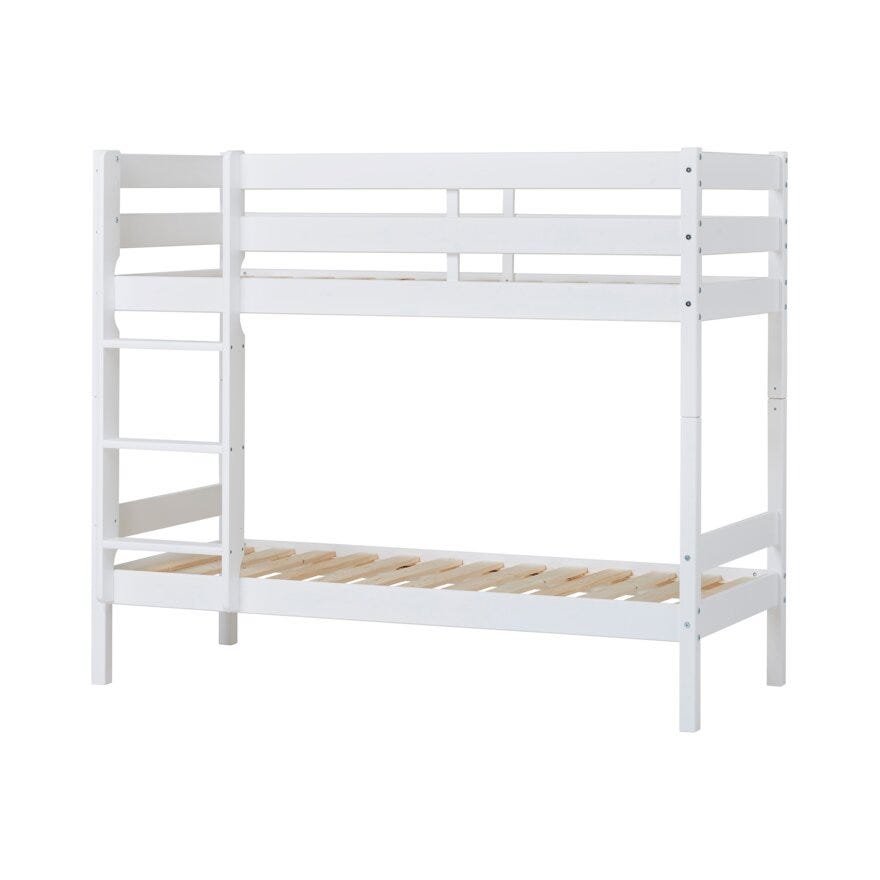 Hoppekids ECO ONE Køyeseng 70x160 cm i Hvit