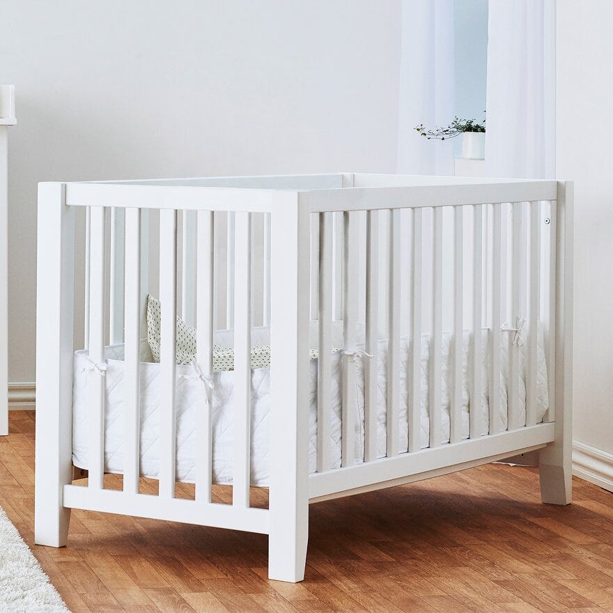Hoppekids ECO ONE Sprinkelseng 60x120 cm i Hvit