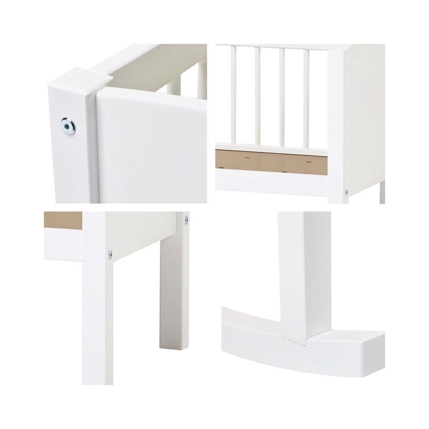 Hoppekids ONE Vugge 40x80 cm i Hvit