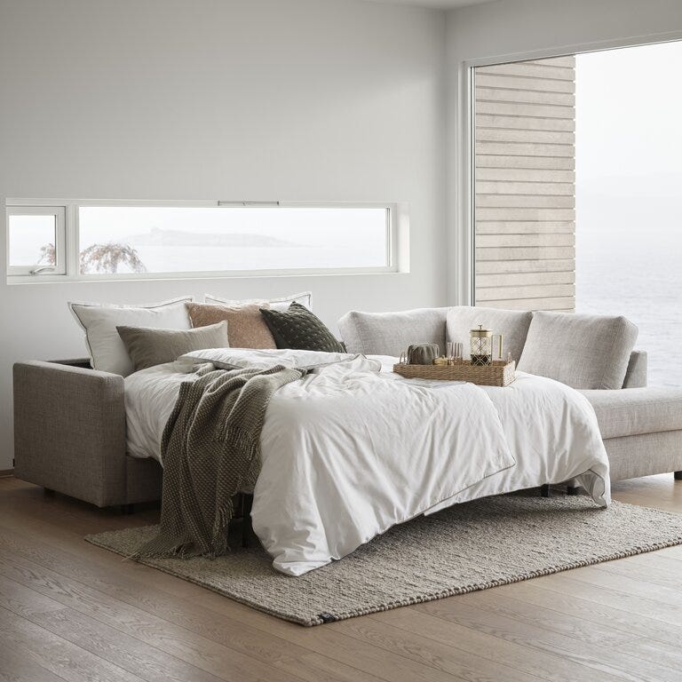 Hovden DISCOVERY Sovesofa i Beige/natur